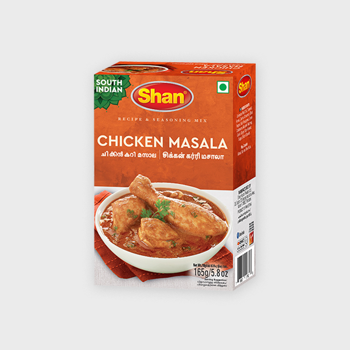 Shan South Indian Chicken Curry Spice Mix – 165g